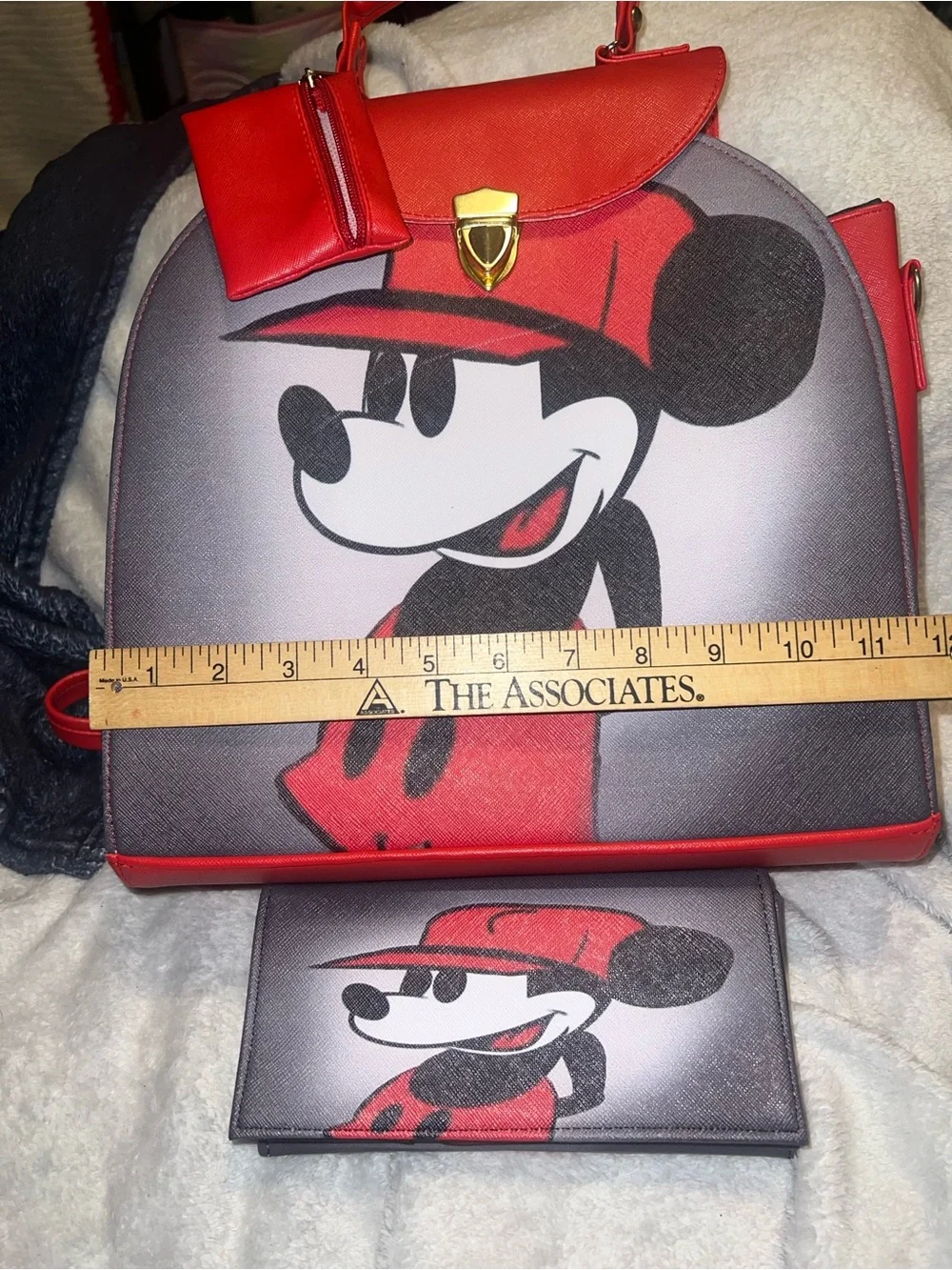 Mickey Mouse backpack/shoulder bag comes with wallet